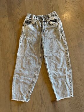 All Saints wide leg crop Jeans